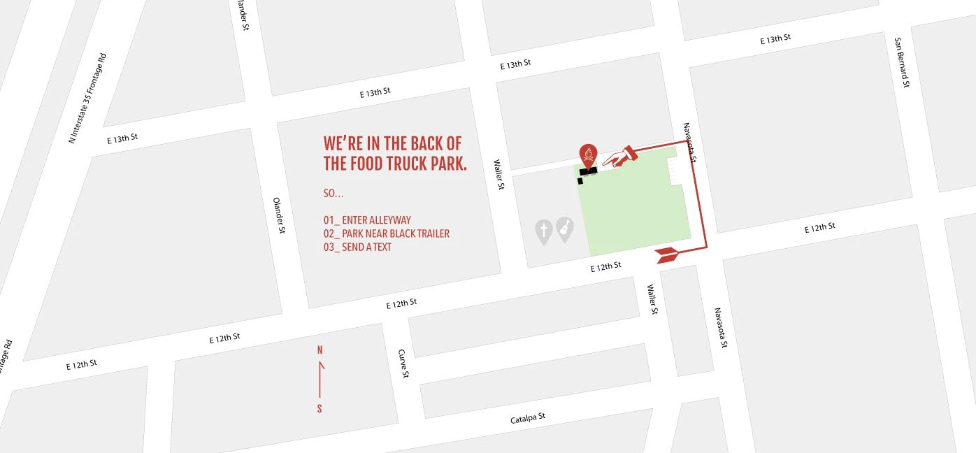 map to comal