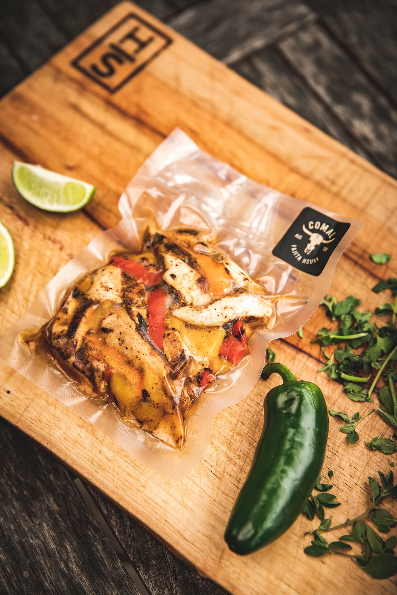 CHICKEN FAJITA MEAT - HALF LB. PACK