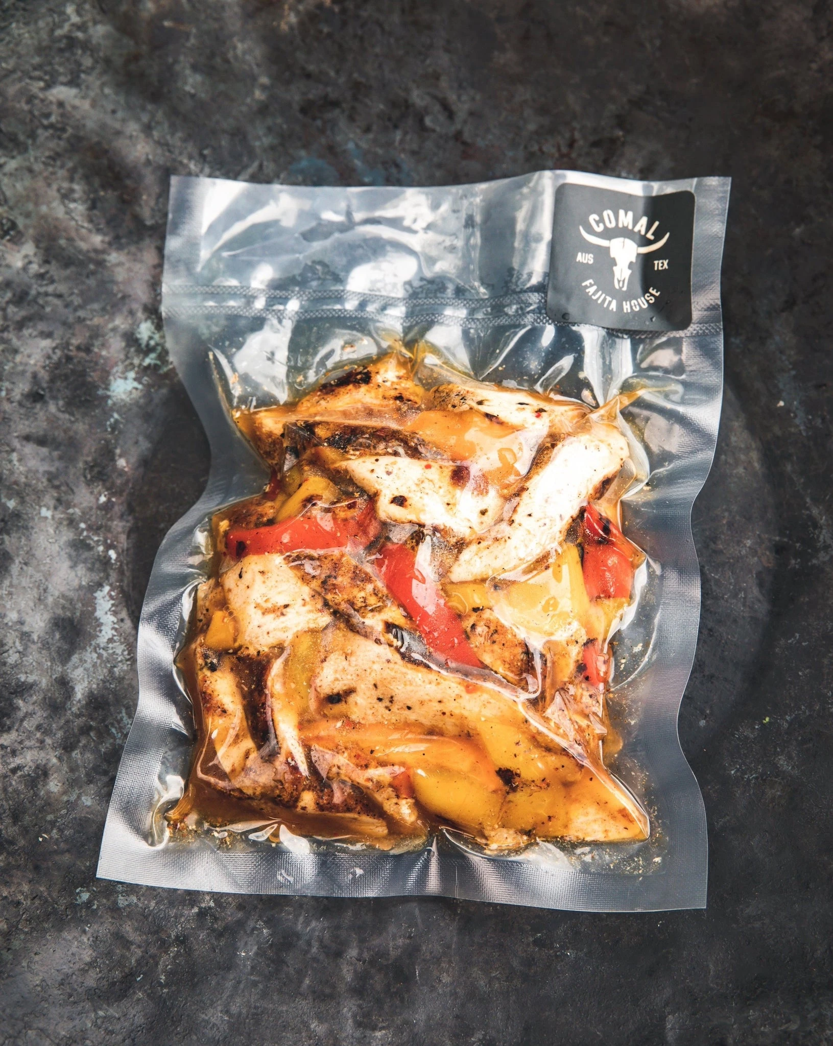 CHICKEN FAJITA MEAT - HALF LB. PACK